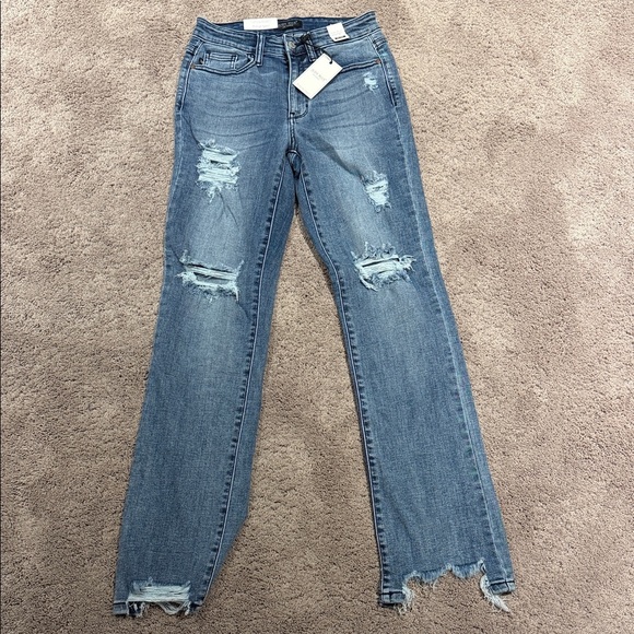 Judy Blue Denim - Judy blue isn’t she lovely straight leg denim stretchy nwt 3/26